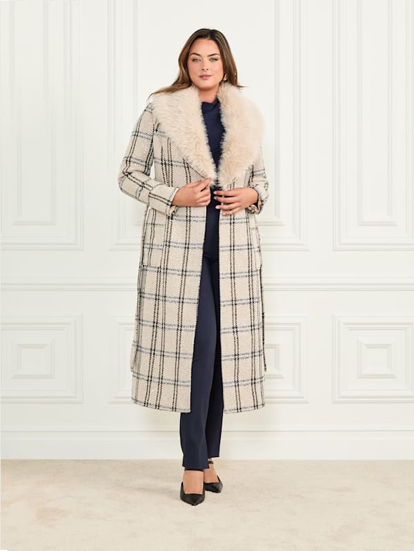 Guess wrap coat cheap