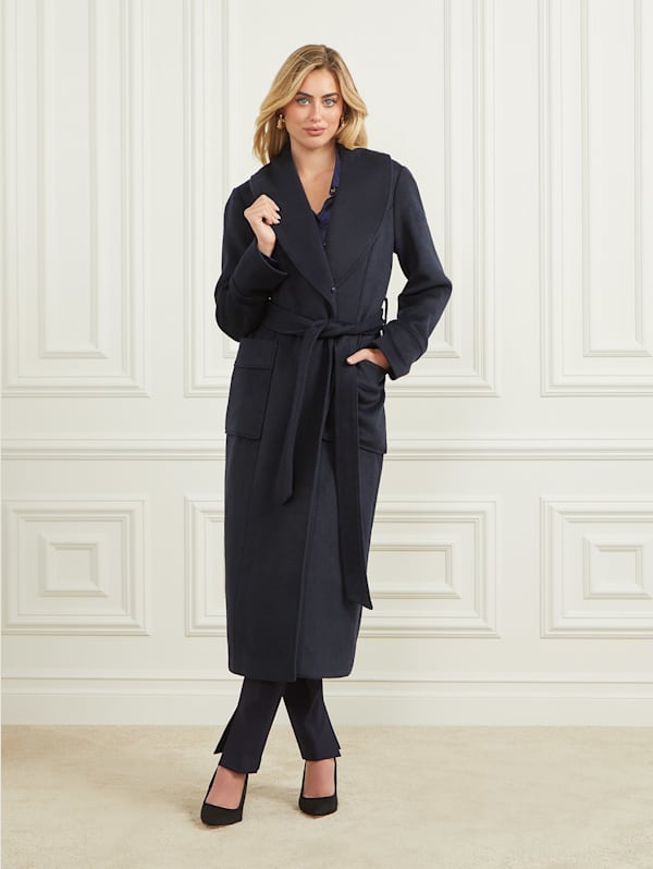 Gallery wool blend coat shop
