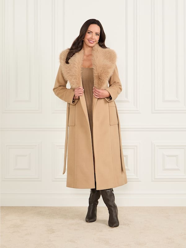 Charlize Wool Blend Coat Marciano Ca