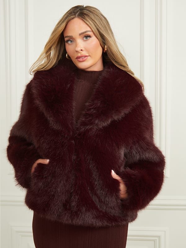 Audrey Faux Fur Coat Marciano Ca