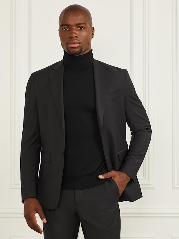 Guess black blazer deals