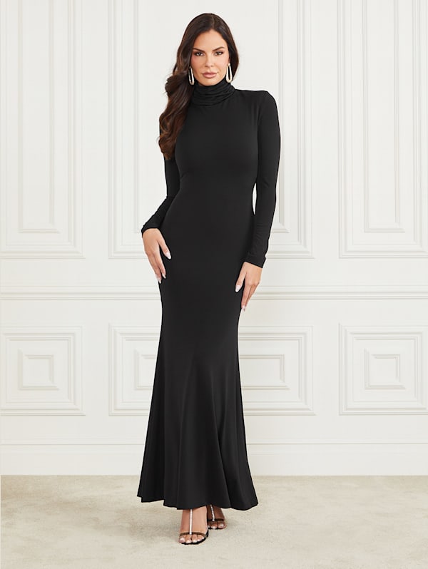 Guess black maxi dress top