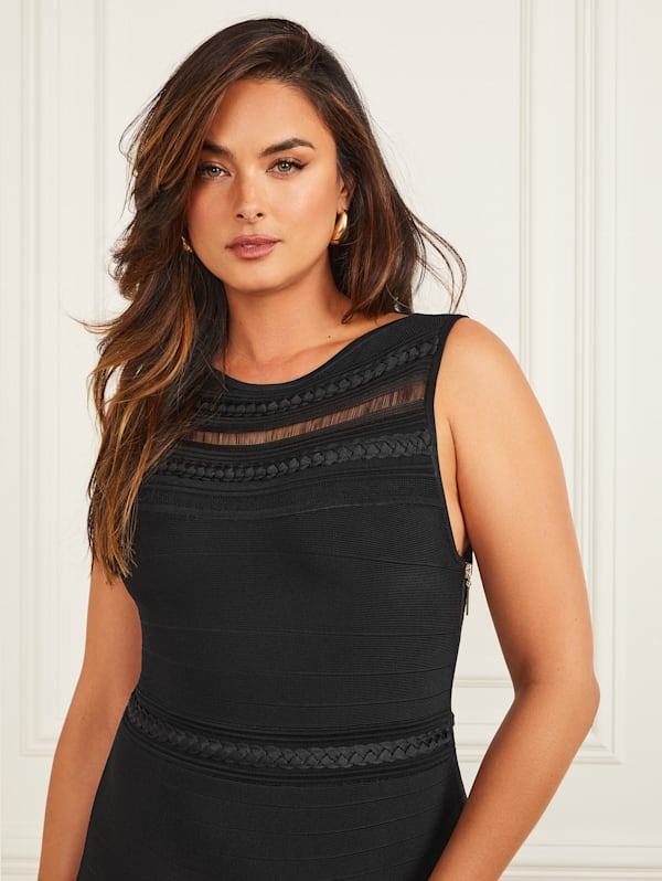 Kiara Braided Bandage Dress GUESS Canada