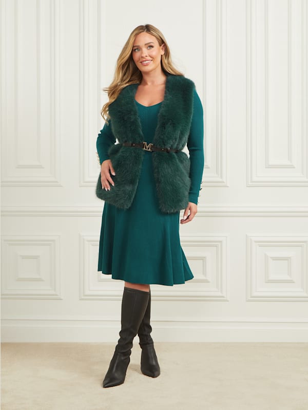 Chloe Faux Fur Vest Marciano Ca