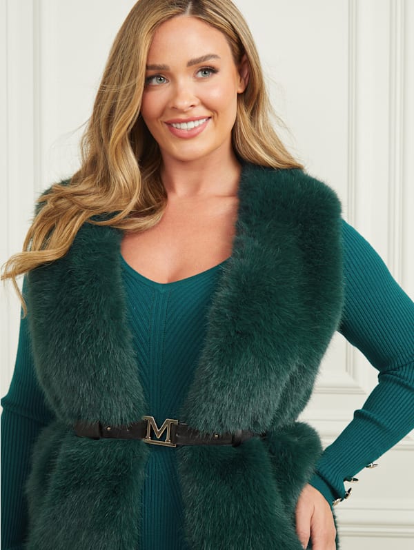 Faux fur vest canada deals