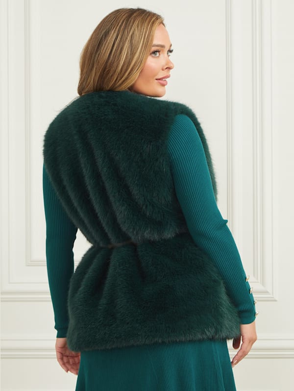 Chloe Faux Fur Vest Marciano Ca