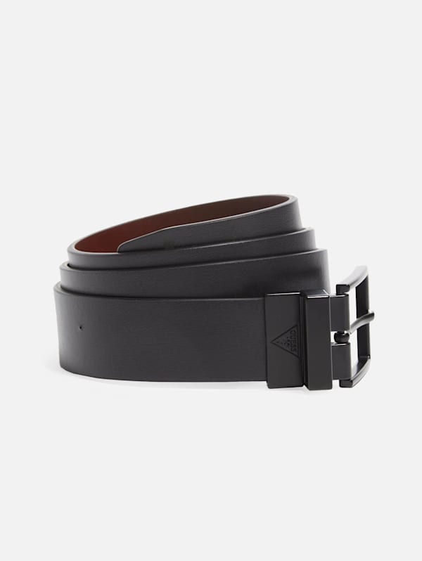 Burberry Men's Leather Belt - Black - Belts