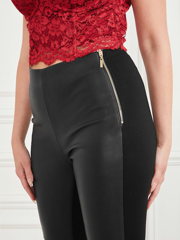 GUESS by Marciano Black Leggings Size Sm(Estimate) - 70% off