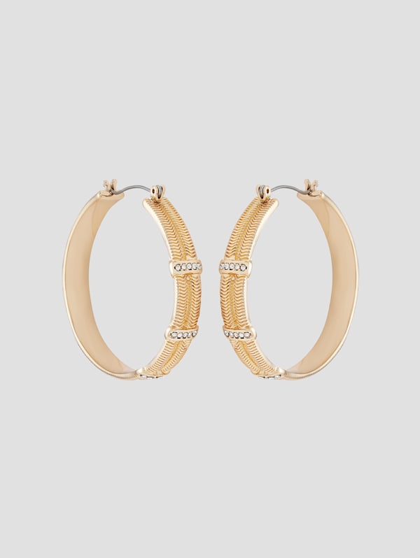 Guess earrings gold cheap