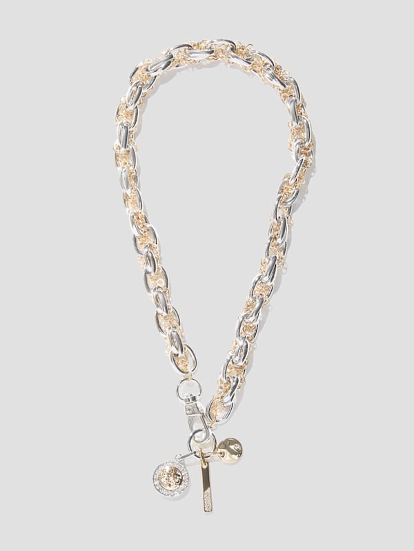Guess chunky chain necklace deals
