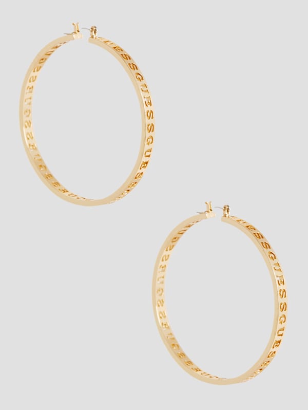 Guess hoop earrings sale