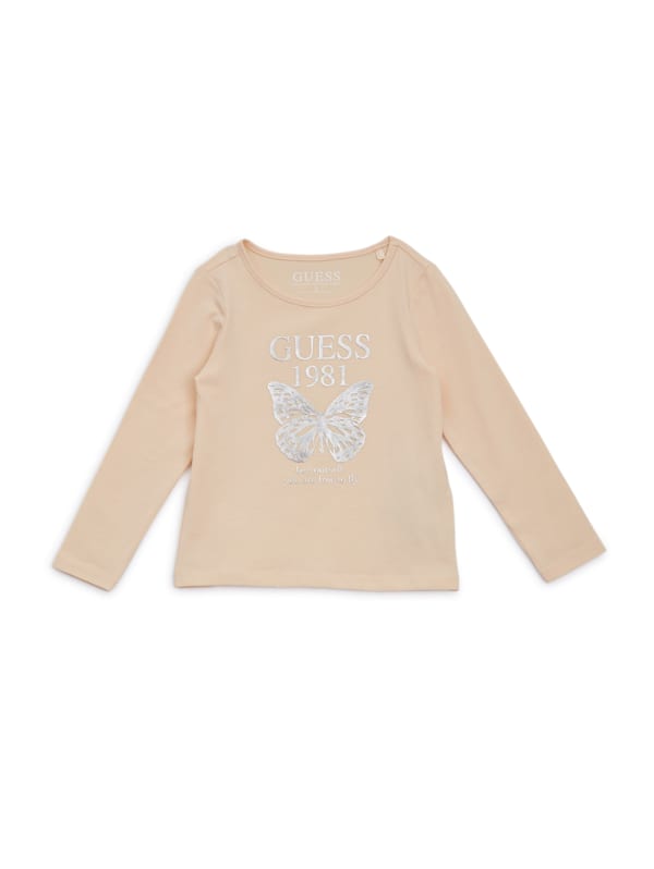 Guess baby crew logo tee 2025