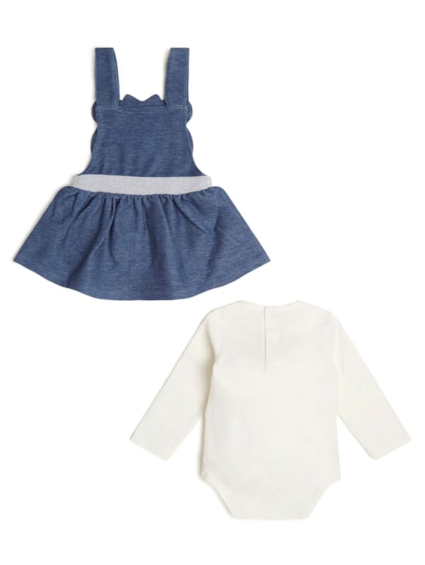 Bodysuit and Knit Denim Skirt 0 24M GUESS Canada