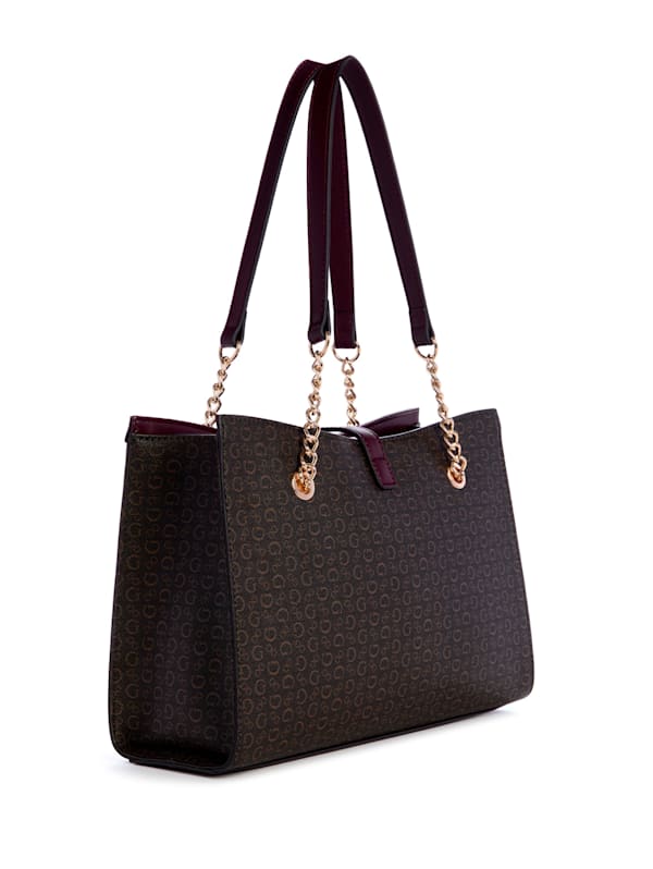 Pinetop Logo Satchel GUESS Factory Ca