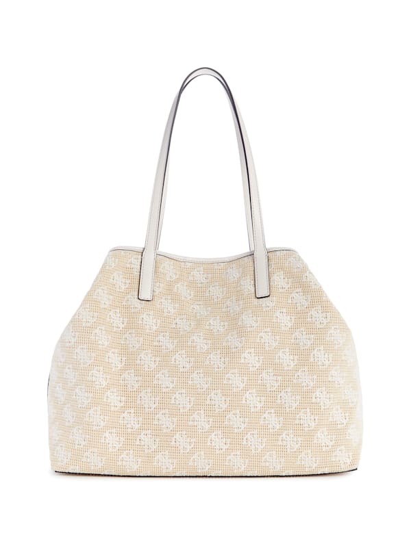 Guess white tote bags sale