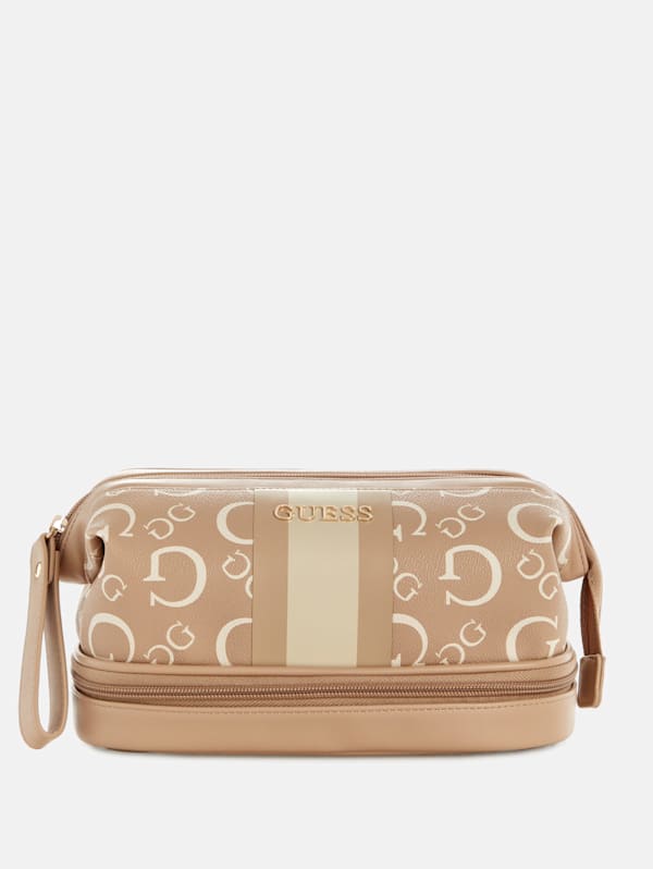 Anakin Logo Bottom Zip Toiletry Bag GUESS Factory Ca