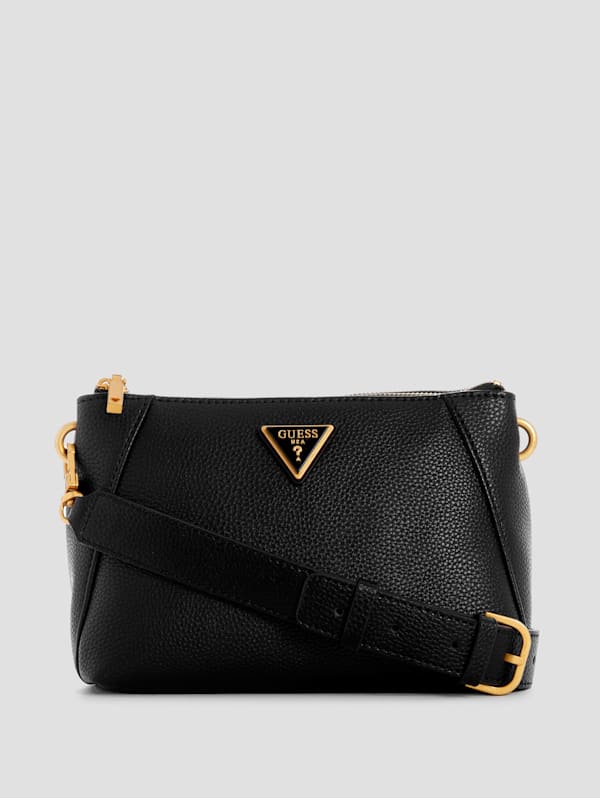 Laryn Pebbled Dual Zip Crossbody GUESS Canada