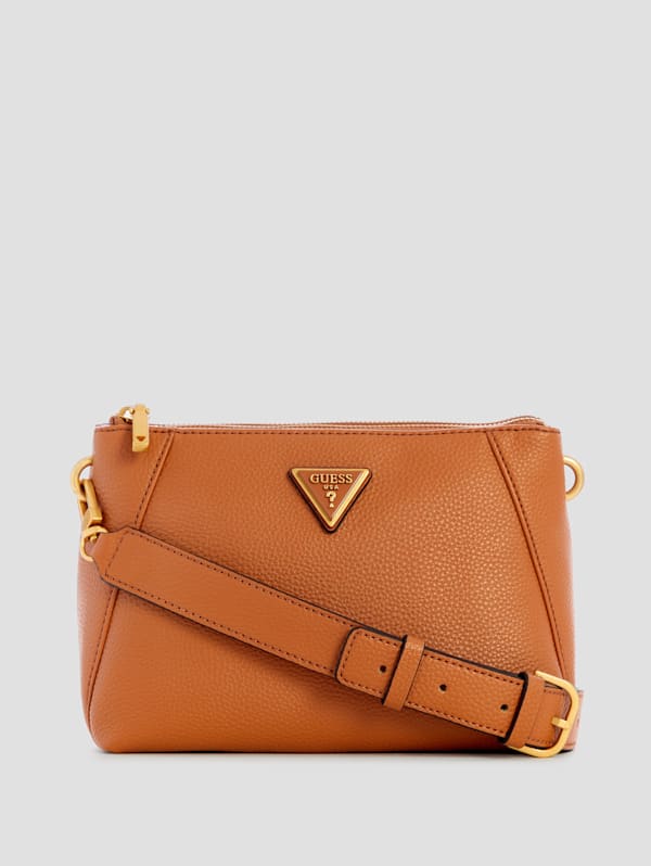 Laryn Pebbled Dual Zip Crossbody GUESS