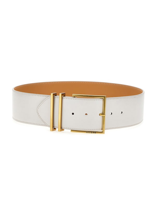Guess white hotsell belt