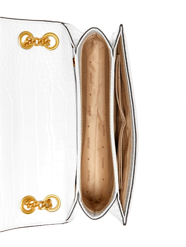 Guess sale white clutch