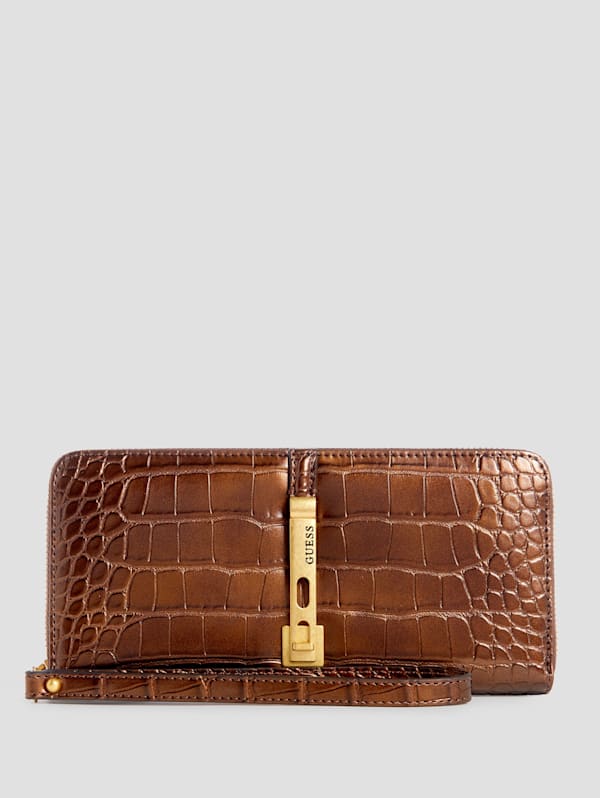 Guess mocha wallet Clearance