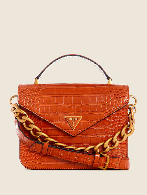 GUESS Orange Shoulder Bags