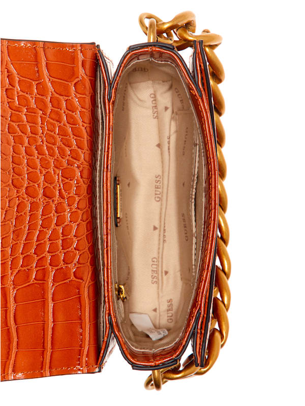 Guess orange crossbody bag