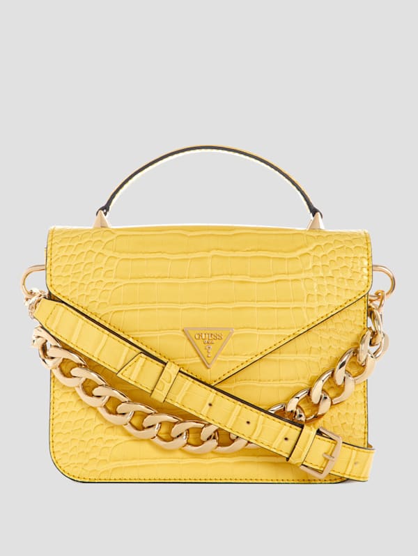 Guess yellow crossbody bag discount