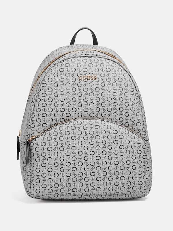 Guess white backpack best sale
