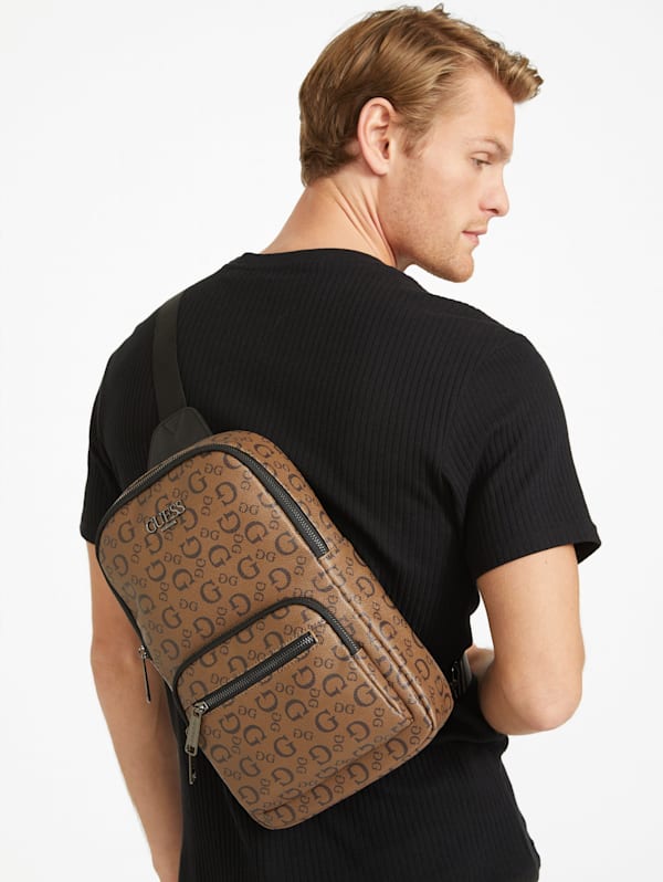 Guess men sling bag store
