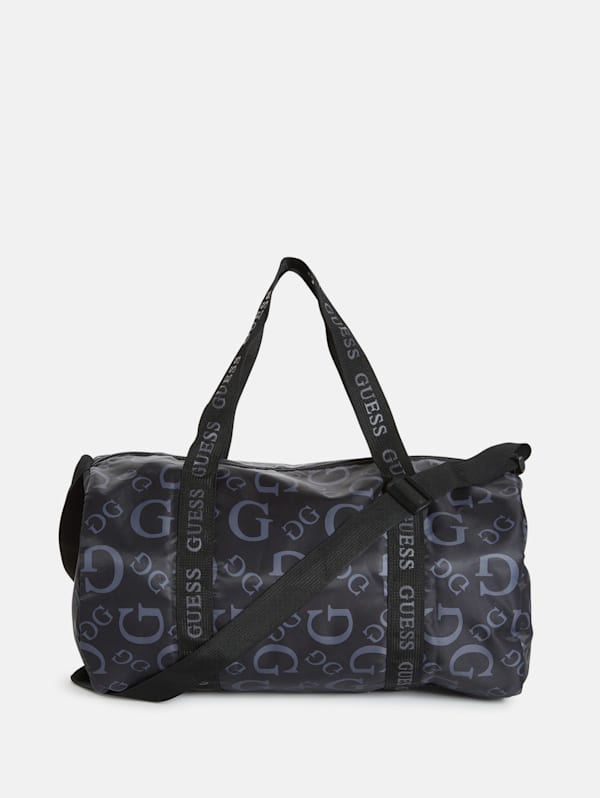 Logo Print Nylon Duffle Bag | GUESS Factory