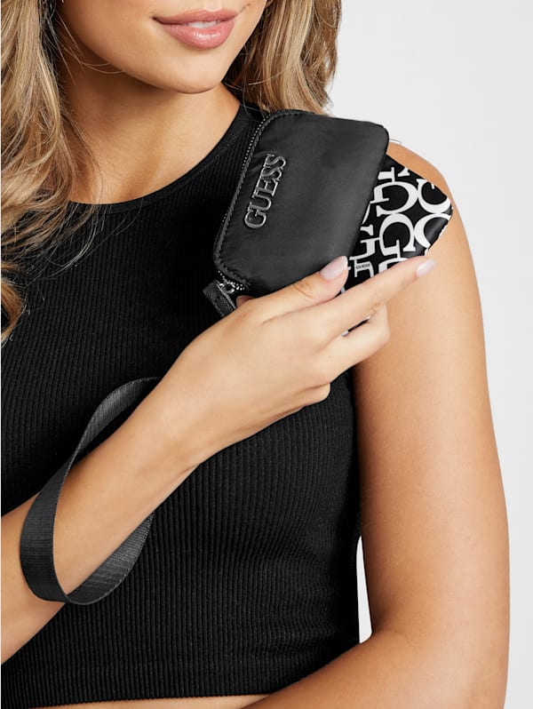 Guess wristlet pouch outlet