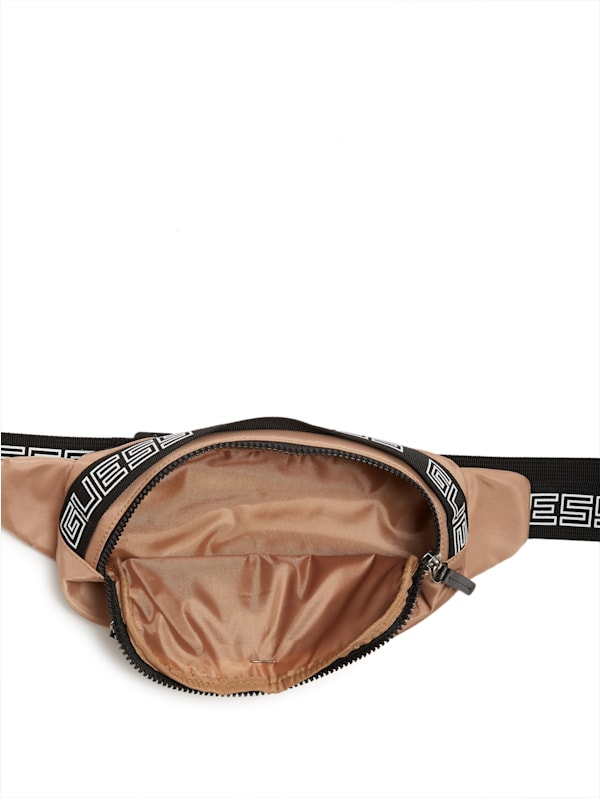 Waist bag guess leather black new arrivals