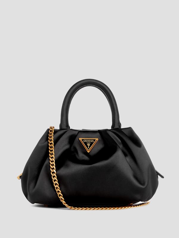 Tori Satin Mini Frame Satchel GUESS Canada