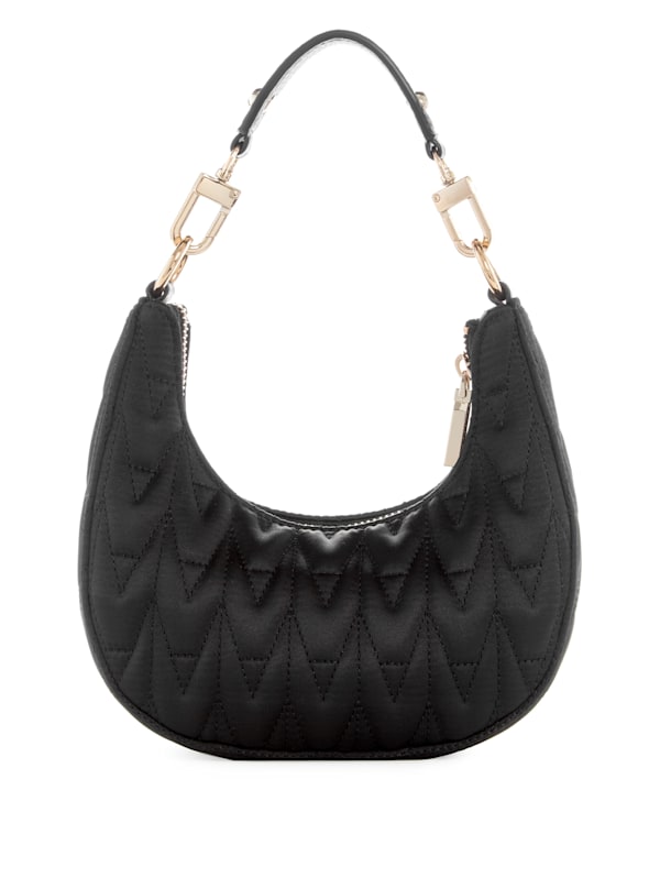Golden Rock Mini Crescent Hobo Bag GUESS