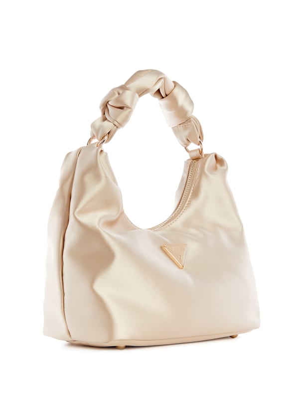 Velina Satin Hobo Bag | GUESS