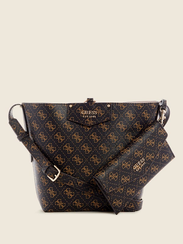 Eco Brenton Logo Bucket Bag | GUESS