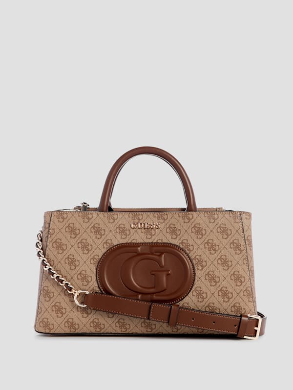 Guess Eco Mietta Small Society Satchel