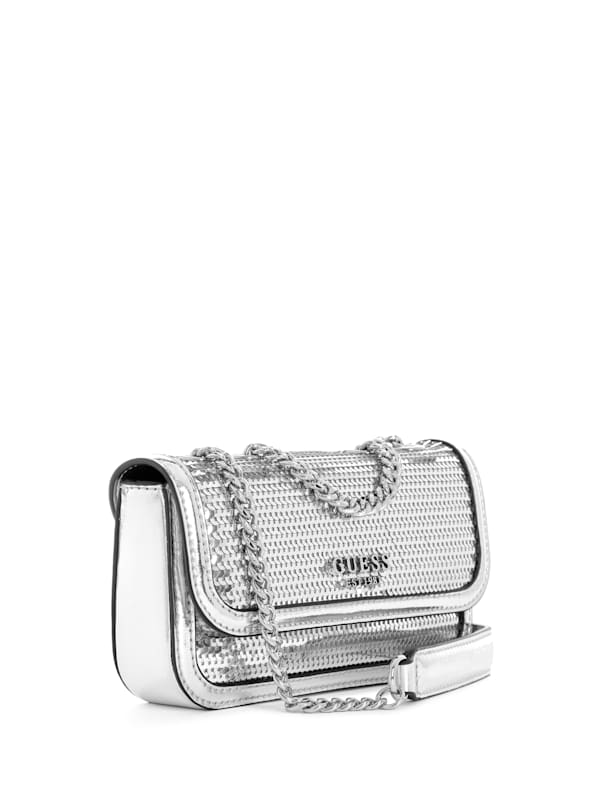 Guess silver crossbody bag new arrivals