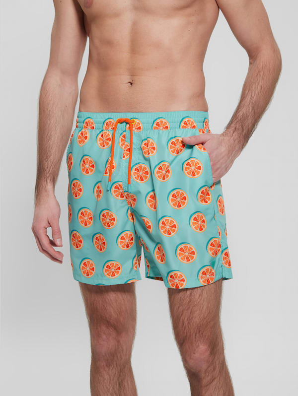 Guess swim trunks hotsell