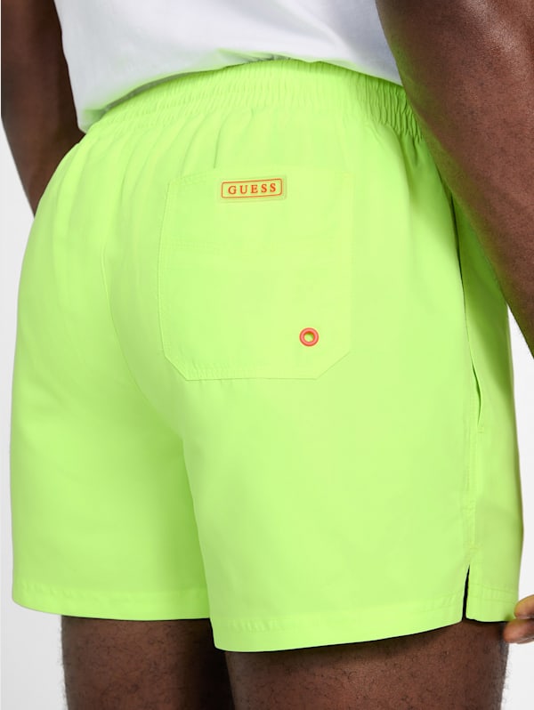 Mens neon green swim trunks clearance