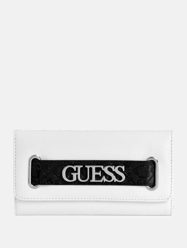 Creswell Logo Slim Clutch Wallet GUESS Factory