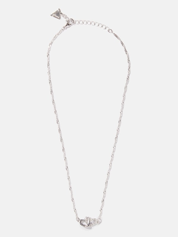Guess heart necklace silver top