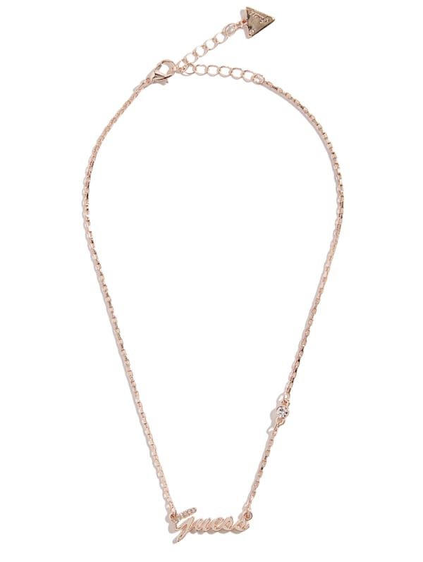 Guess rose sales gold necklace