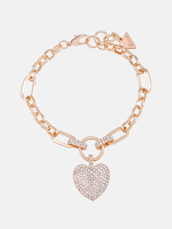 Rose Gold Tone Heart Bracelet Box Set GUESS Factory Ca