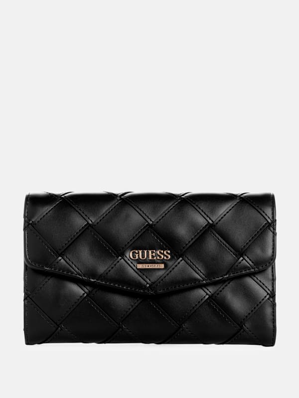 Factory Bordizzo Woven Clutch Black One Size