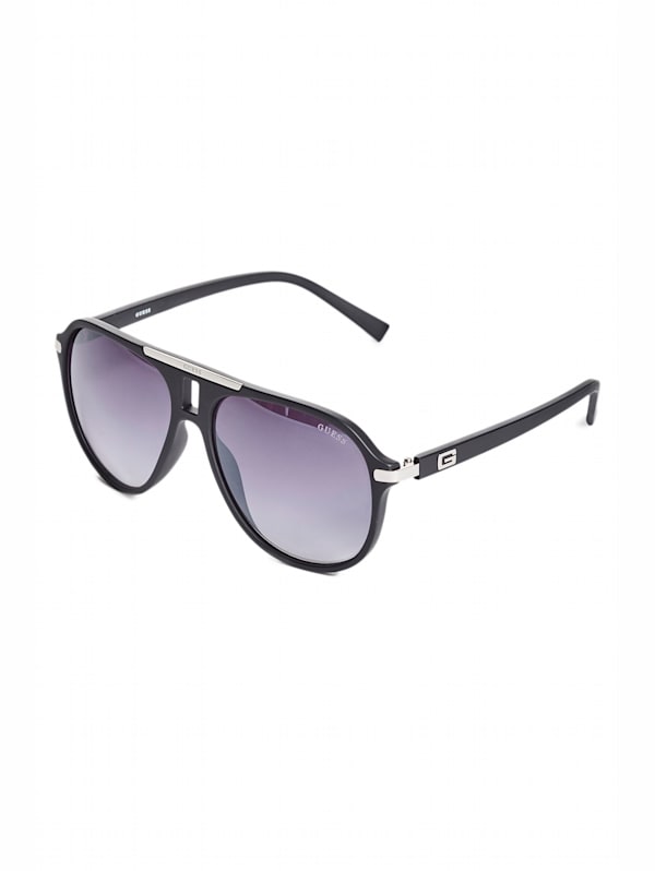 Guess black aviator sunglasses 2025