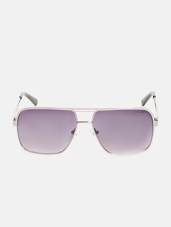Factory Metal Navigator Sunglasses Black