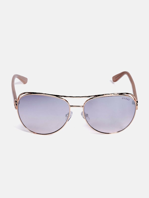 Guess ladies aviator sunglasses shop