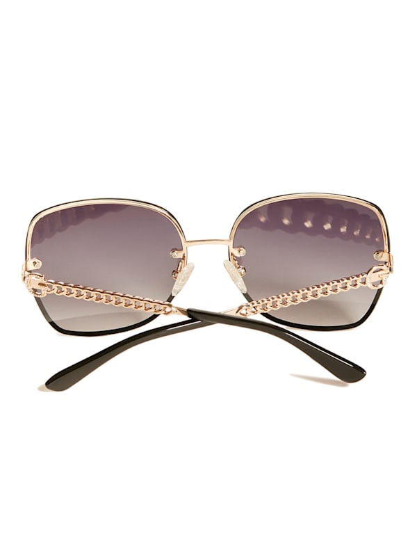 Guess sunglasses logo sale